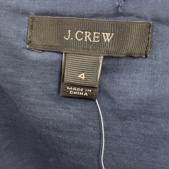 J. Crew Swiss Dot Off The Shoulder Ruffle Top NEW - Picture 7 of 10